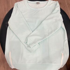 Talbots Soft Mint Crew Neck Sweater